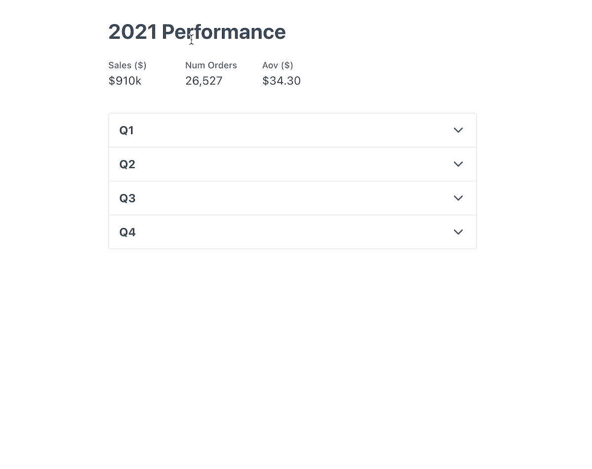 Accordion Component