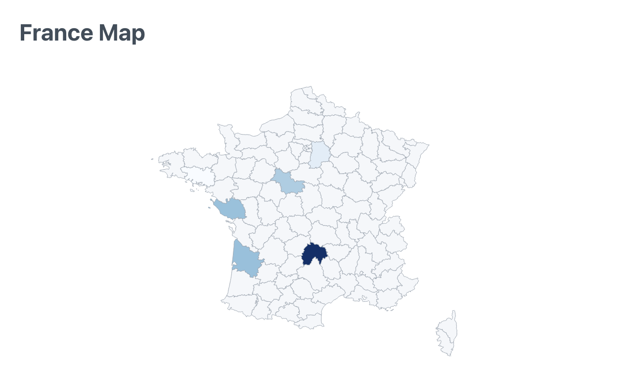 Map of France